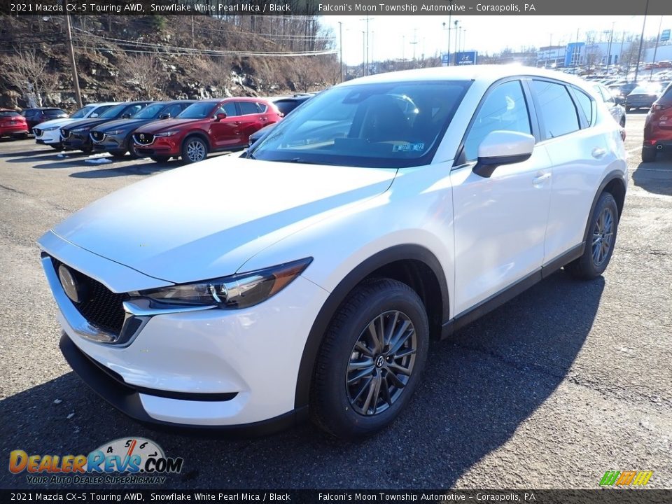 2021 Mazda CX-5 Touring AWD Snowflake White Pearl Mica / Black Photo #5