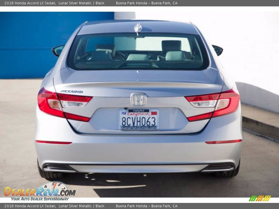 2018 Honda Accord LX Sedan Lunar Silver Metallic / Black Photo #11