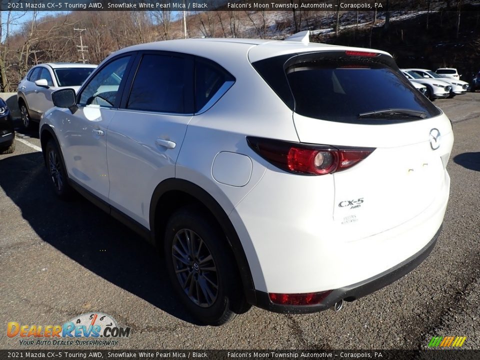 2021 Mazda CX-5 Touring AWD Snowflake White Pearl Mica / Black Photo #6
