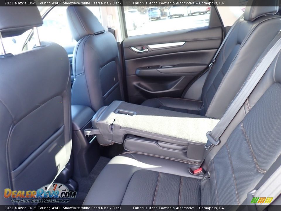 2021 Mazda CX-5 Touring AWD Snowflake White Pearl Mica / Black Photo #8