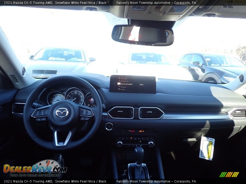 2021 Mazda CX-5 Touring AWD Snowflake White Pearl Mica / Black Photo #9