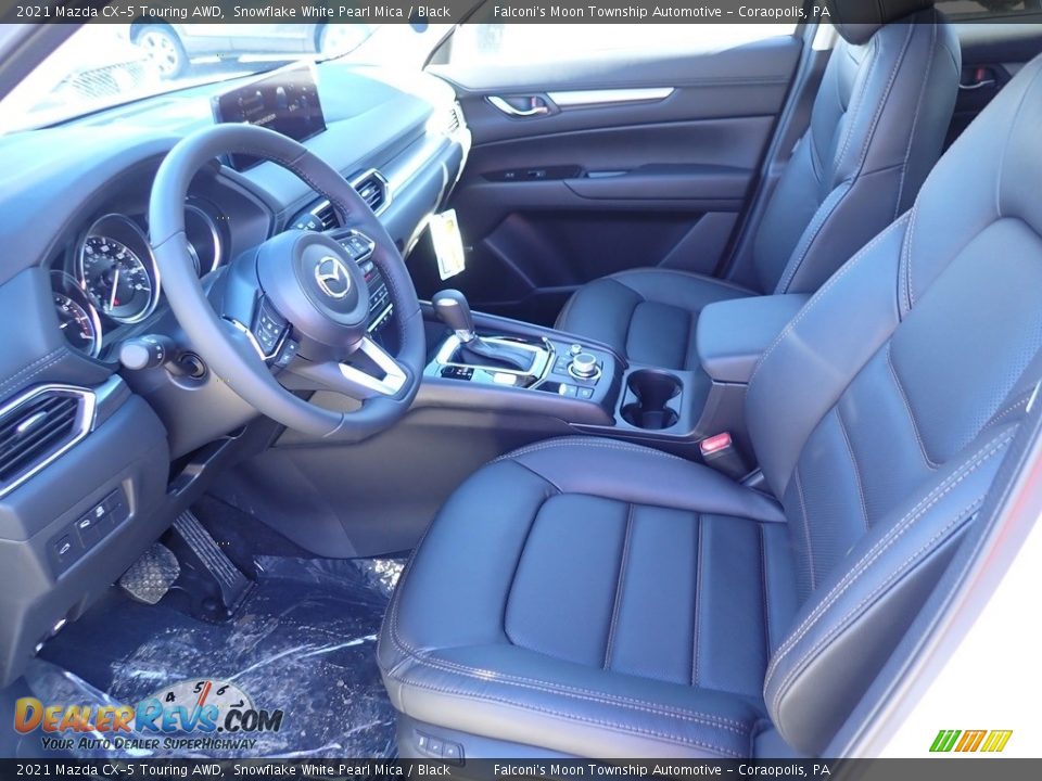 2021 Mazda CX-5 Touring AWD Snowflake White Pearl Mica / Black Photo #10