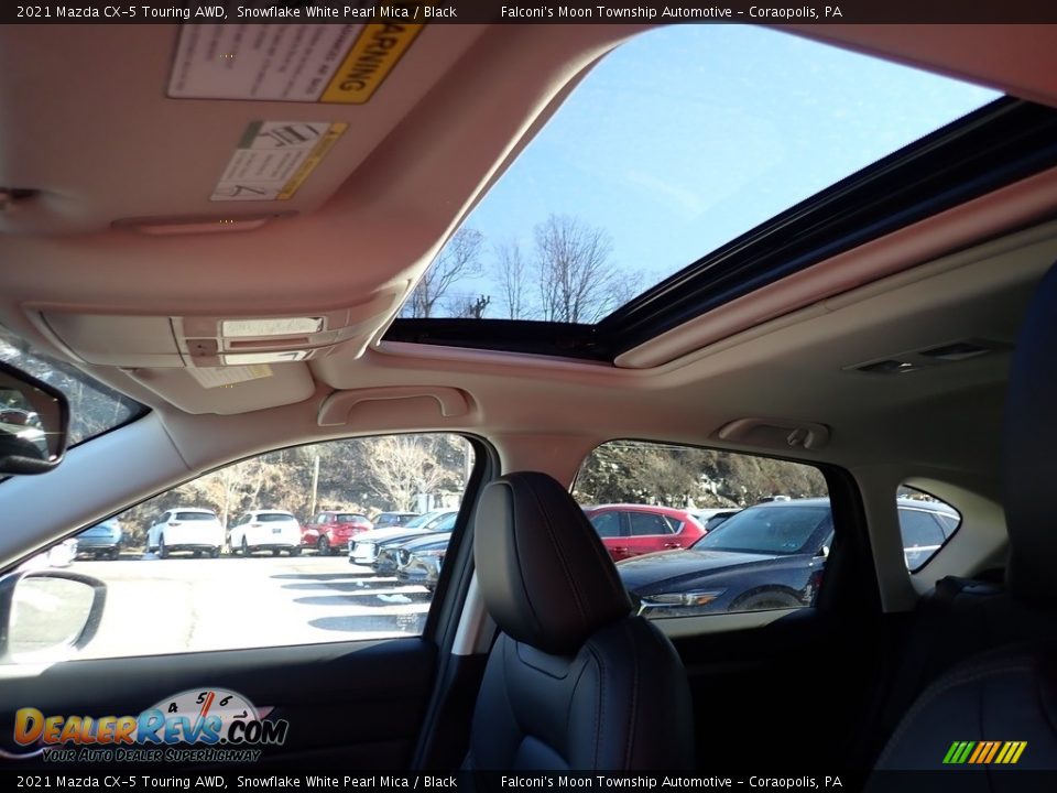 2021 Mazda CX-5 Touring AWD Snowflake White Pearl Mica / Black Photo #13