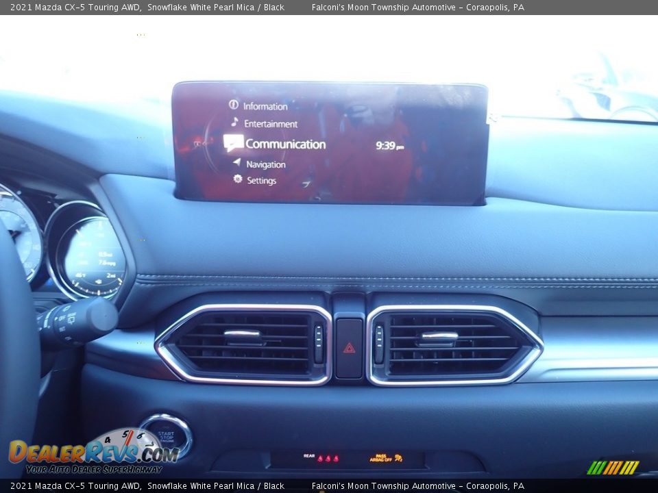 2021 Mazda CX-5 Touring AWD Snowflake White Pearl Mica / Black Photo #14
