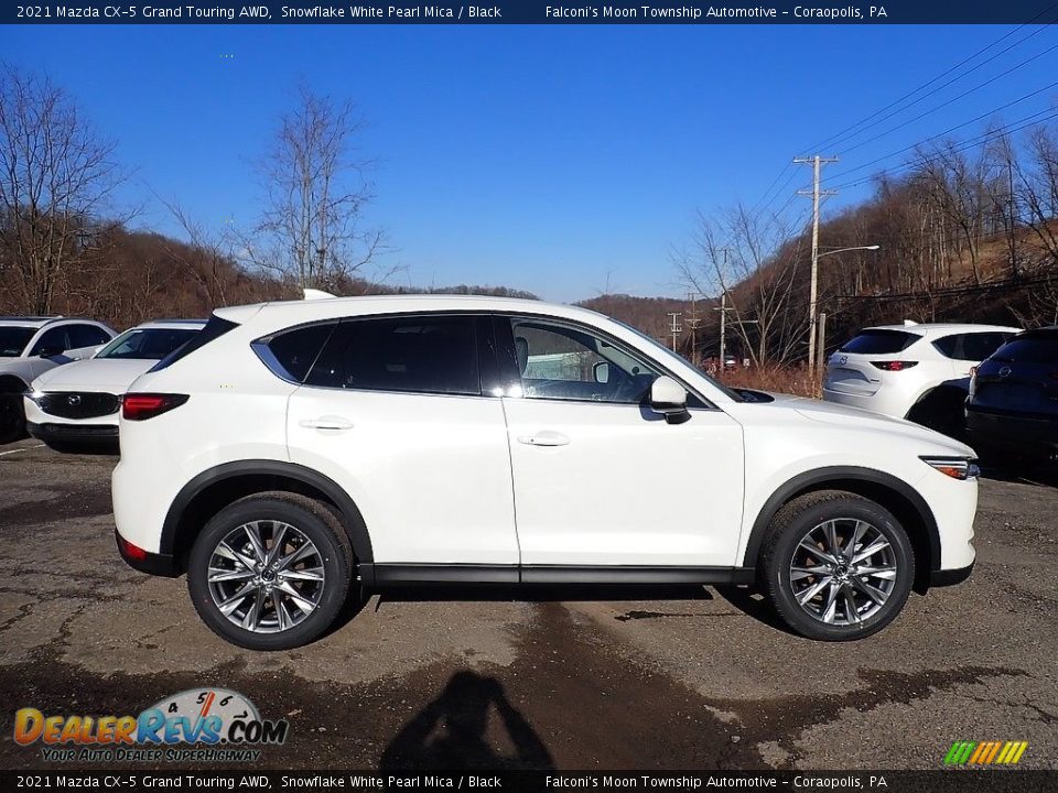 2021 Mazda CX-5 Grand Touring AWD Snowflake White Pearl Mica / Black Photo #1