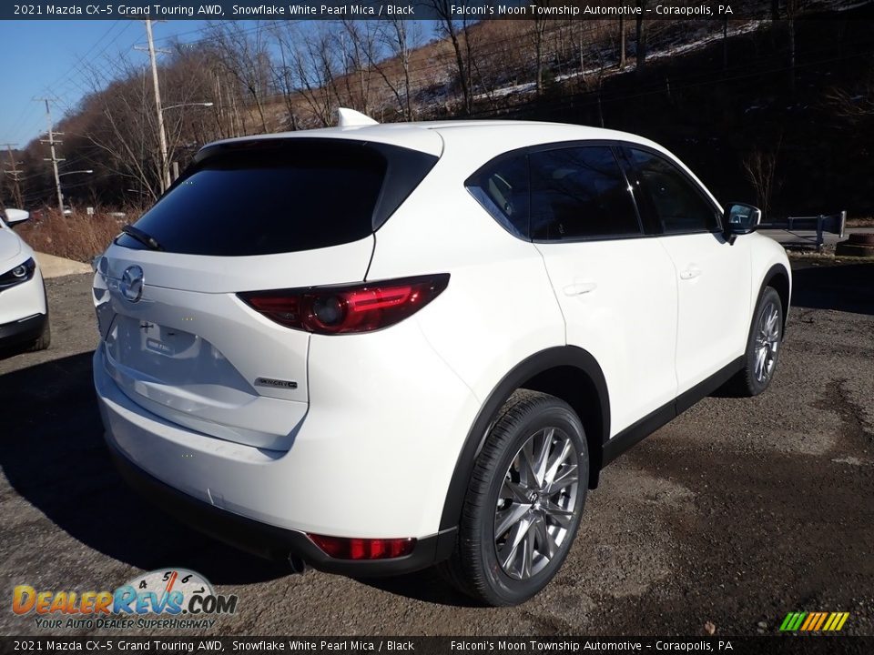 2021 Mazda CX-5 Grand Touring AWD Snowflake White Pearl Mica / Black Photo #2