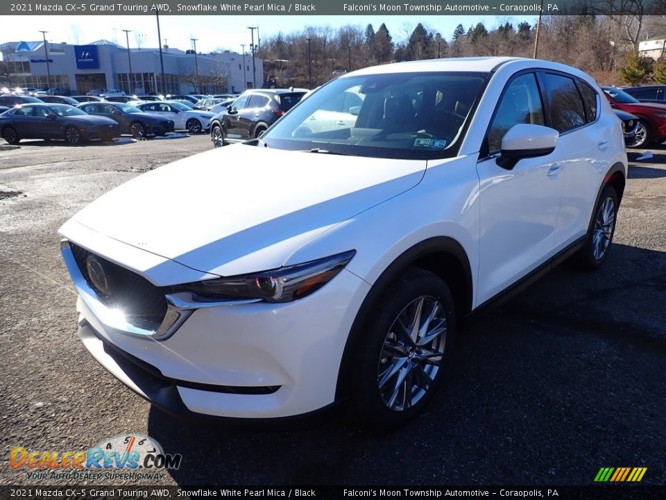 2021 Mazda CX-5 Grand Touring AWD Snowflake White Pearl Mica / Black Photo #5