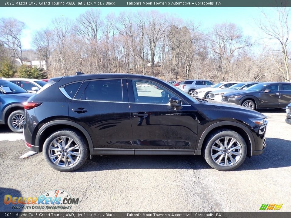 2021 Mazda CX-5 Grand Touring AWD Jet Black Mica / Black Photo #1