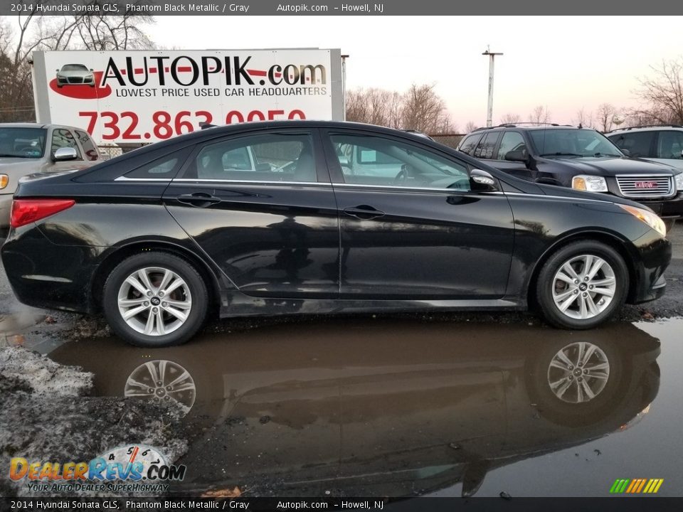 2014 Hyundai Sonata GLS Phantom Black Metallic / Gray Photo #2