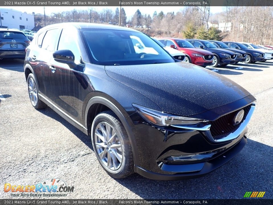 2021 Mazda CX-5 Grand Touring AWD Jet Black Mica / Black Photo #3