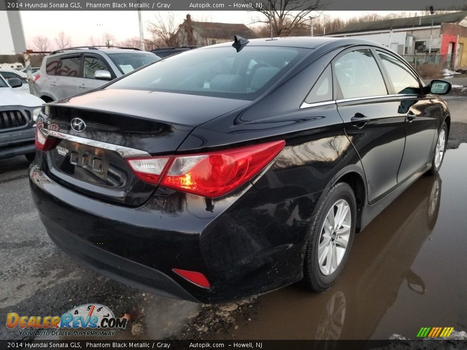 2014 Hyundai Sonata GLS Phantom Black Metallic / Gray Photo #3