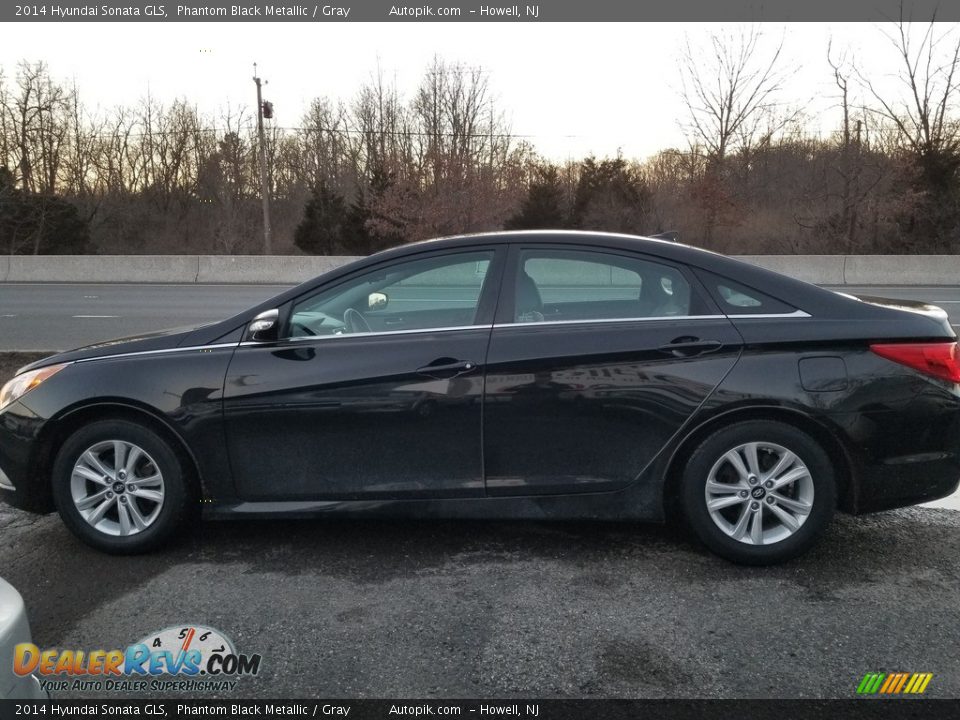 2014 Hyundai Sonata GLS Phantom Black Metallic / Gray Photo #6