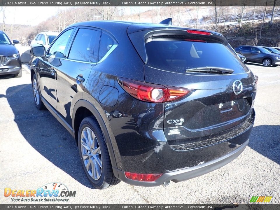 2021 Mazda CX-5 Grand Touring AWD Jet Black Mica / Black Photo #6