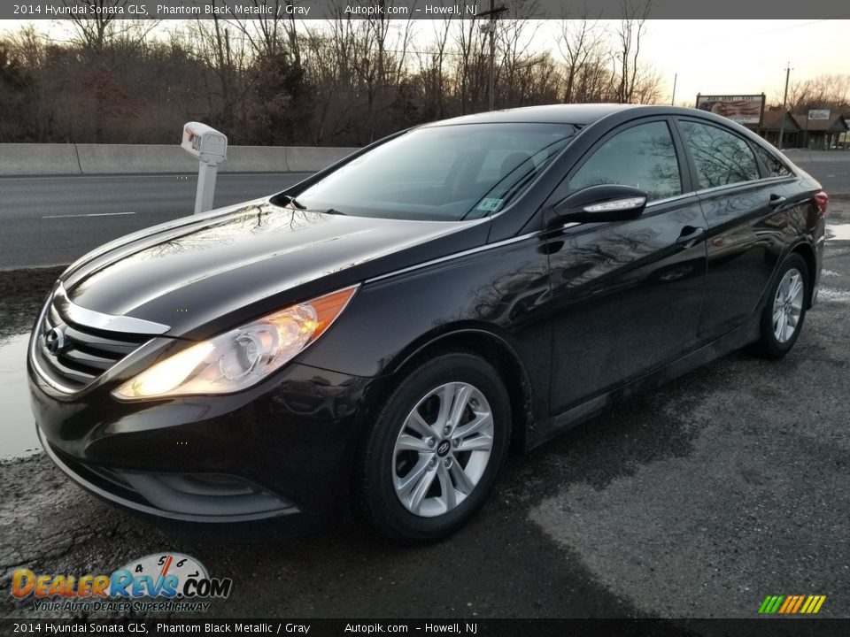 2014 Hyundai Sonata GLS Phantom Black Metallic / Gray Photo #7