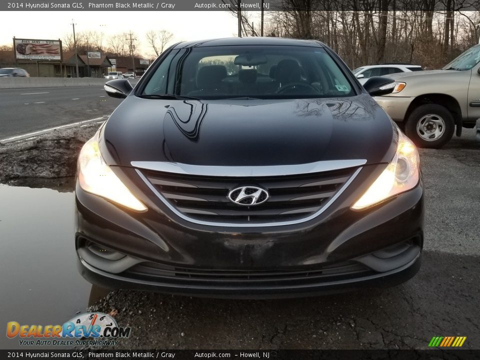 2014 Hyundai Sonata GLS Phantom Black Metallic / Gray Photo #8