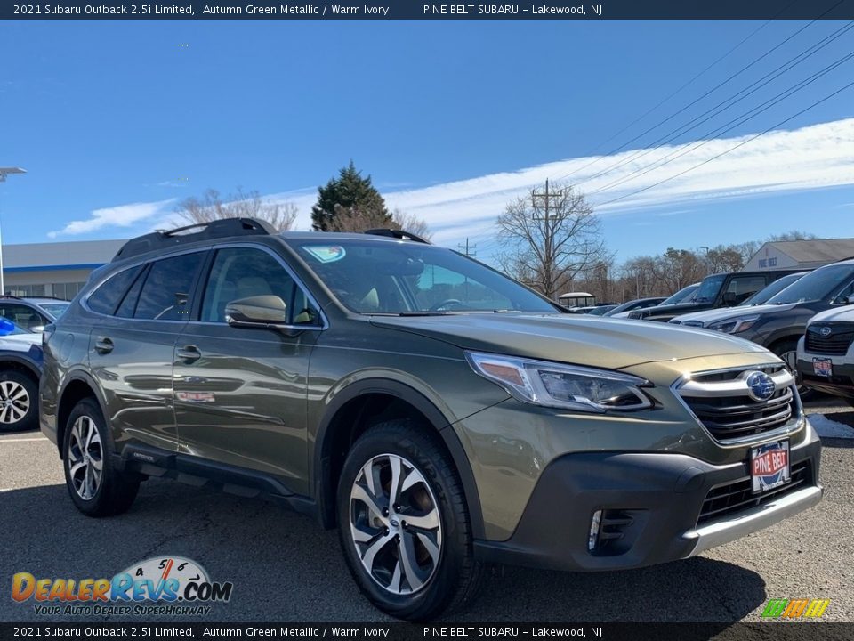 2021 Subaru Outback 2.5i Limited Autumn Green Metallic / Warm Ivory Photo #1