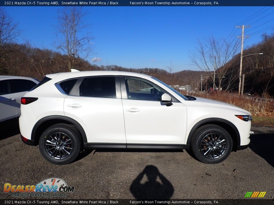 2021 Mazda CX-5 Touring AWD Snowflake White Pearl Mica / Black Photo #1