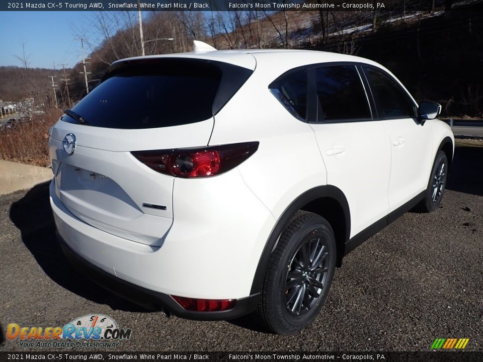 2021 Mazda CX-5 Touring AWD Snowflake White Pearl Mica / Black Photo #2