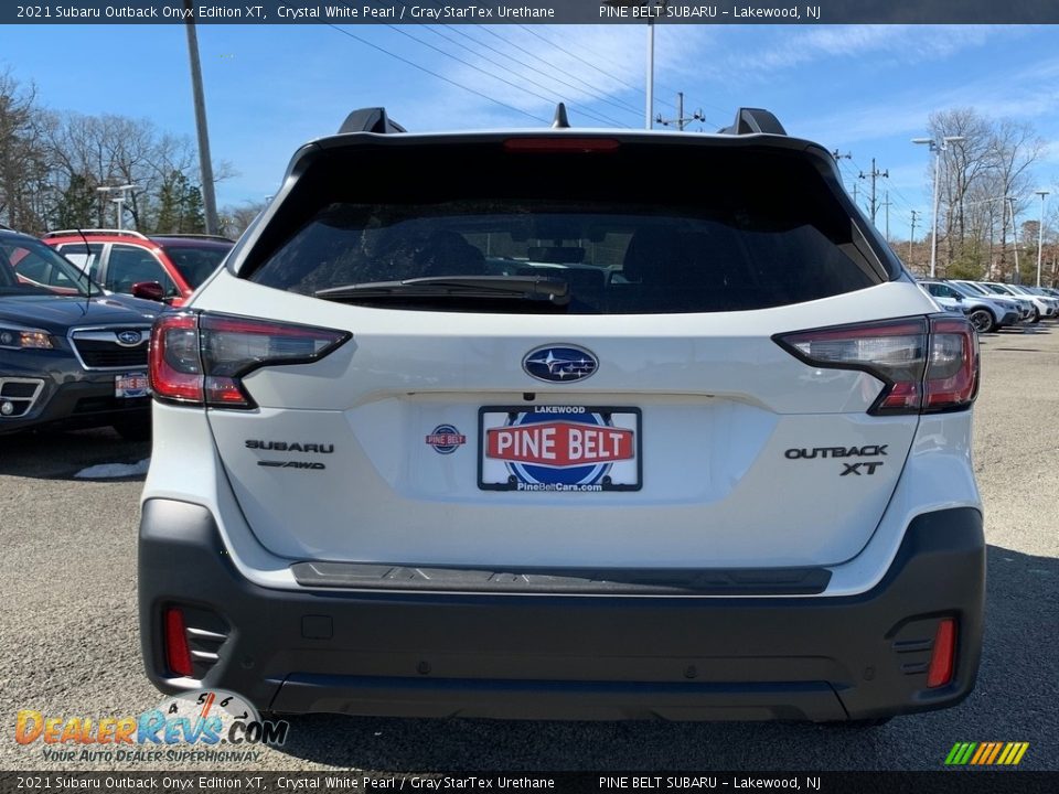 2021 Subaru Outback Onyx Edition XT Crystal White Pearl / Gray StarTex Urethane Photo #7