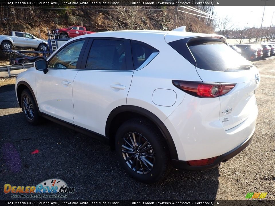 2021 Mazda CX-5 Touring AWD Snowflake White Pearl Mica / Black Photo #6