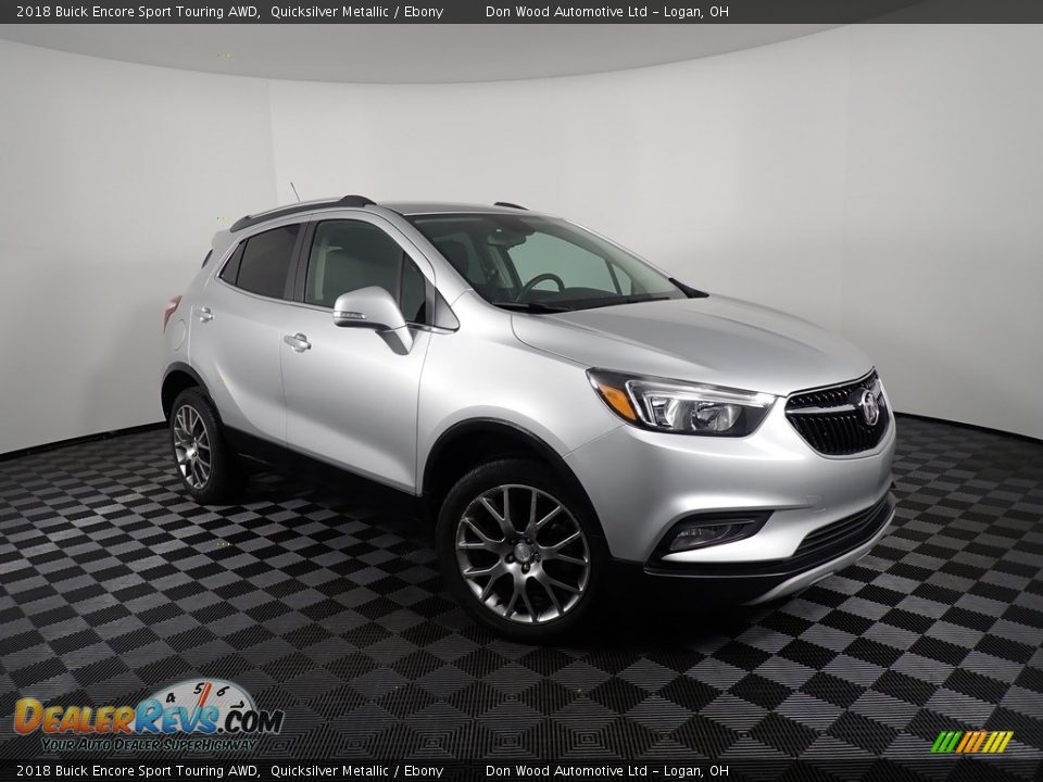 2018 Buick Encore Sport Touring AWD Quicksilver Metallic / Ebony Photo #3