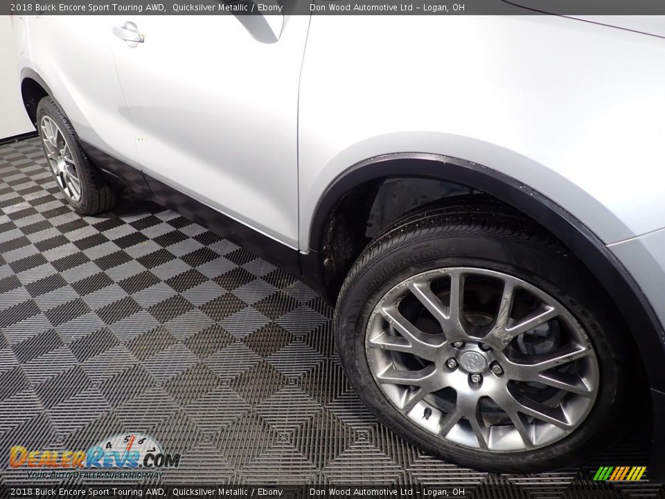 2018 Buick Encore Sport Touring AWD Quicksilver Metallic / Ebony Photo #4