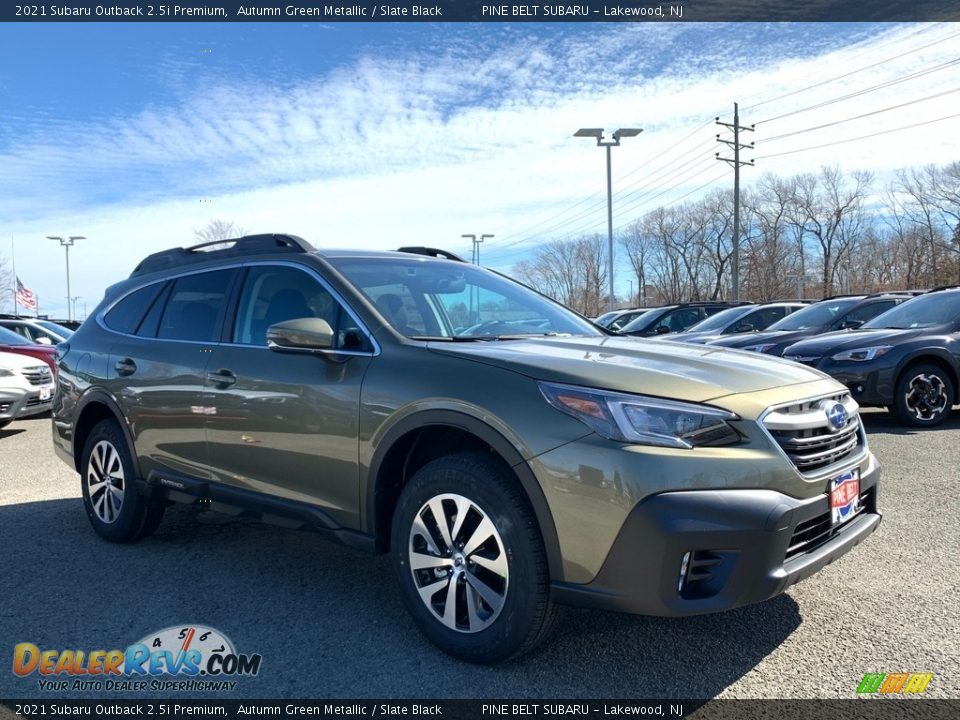 2021 Subaru Outback 2.5i Premium Autumn Green Metallic / Slate Black Photo #1