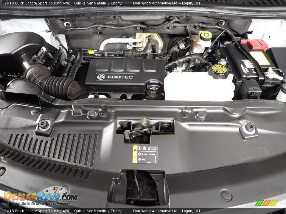 2018 Buick Encore Sport Touring AWD Quicksilver Metallic / Ebony Photo #7