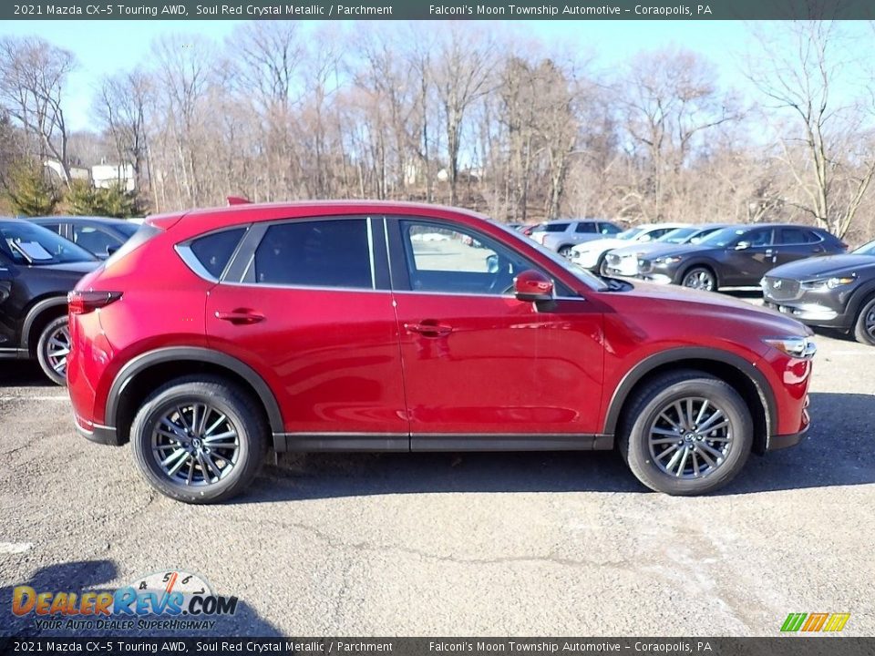 2021 Mazda CX-5 Touring AWD Soul Red Crystal Metallic / Parchment Photo #1