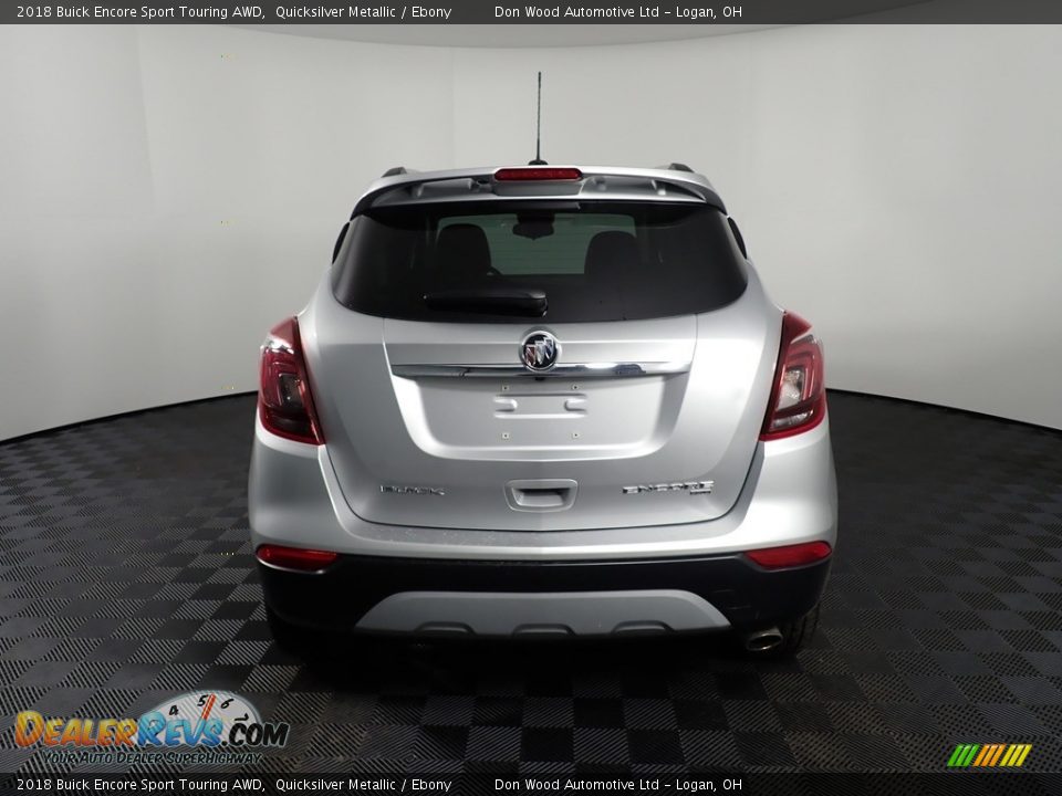 2018 Buick Encore Sport Touring AWD Quicksilver Metallic / Ebony Photo #12