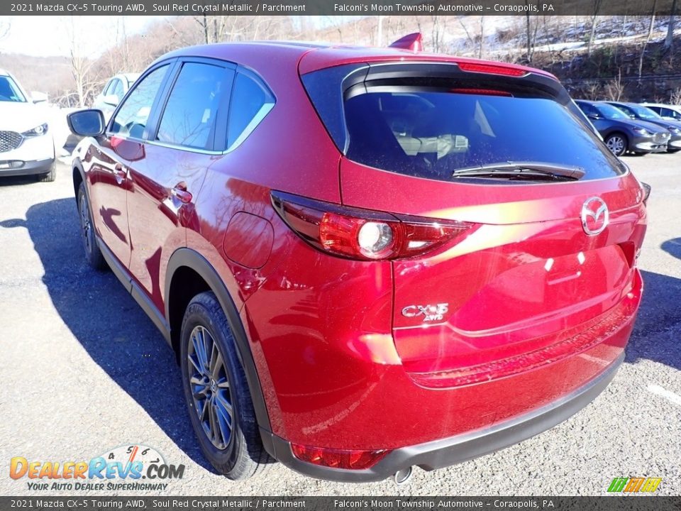 2021 Mazda CX-5 Touring AWD Soul Red Crystal Metallic / Parchment Photo #6