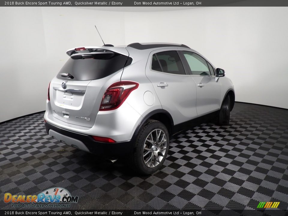 2018 Buick Encore Sport Touring AWD Quicksilver Metallic / Ebony Photo #15