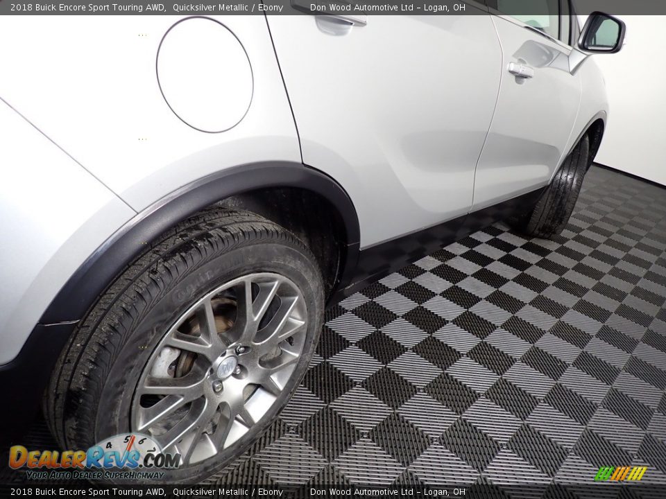2018 Buick Encore Sport Touring AWD Quicksilver Metallic / Ebony Photo #16