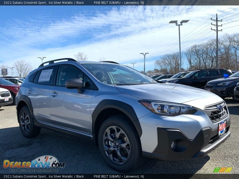 2021 Subaru Crosstrek Sport Ice Silver Metallic / Black Photo #1