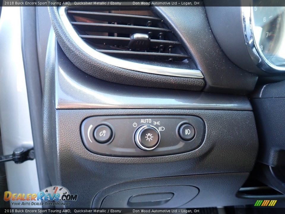 2018 Buick Encore Sport Touring AWD Quicksilver Metallic / Ebony Photo #19