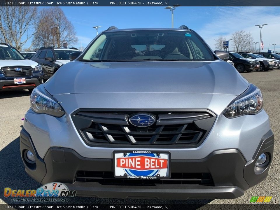 2021 Subaru Crosstrek Sport Ice Silver Metallic / Black Photo #3