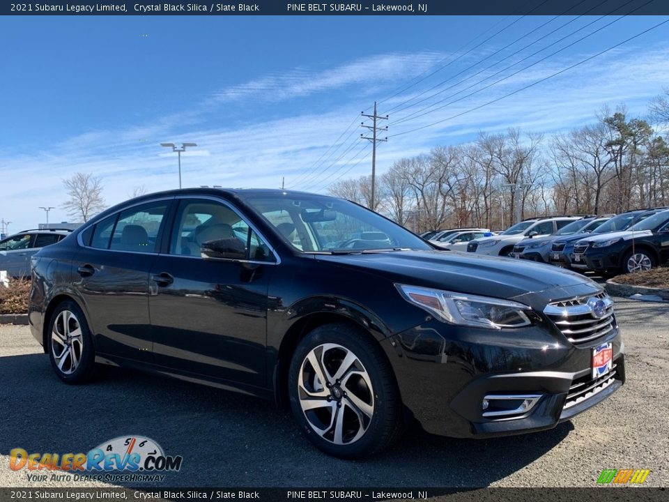 2021 Subaru Legacy Limited Crystal Black Silica / Slate Black Photo #1