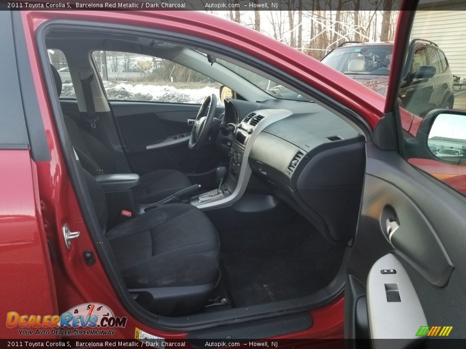 2011 Toyota Corolla S Barcelona Red Metallic / Dark Charcoal Photo #10