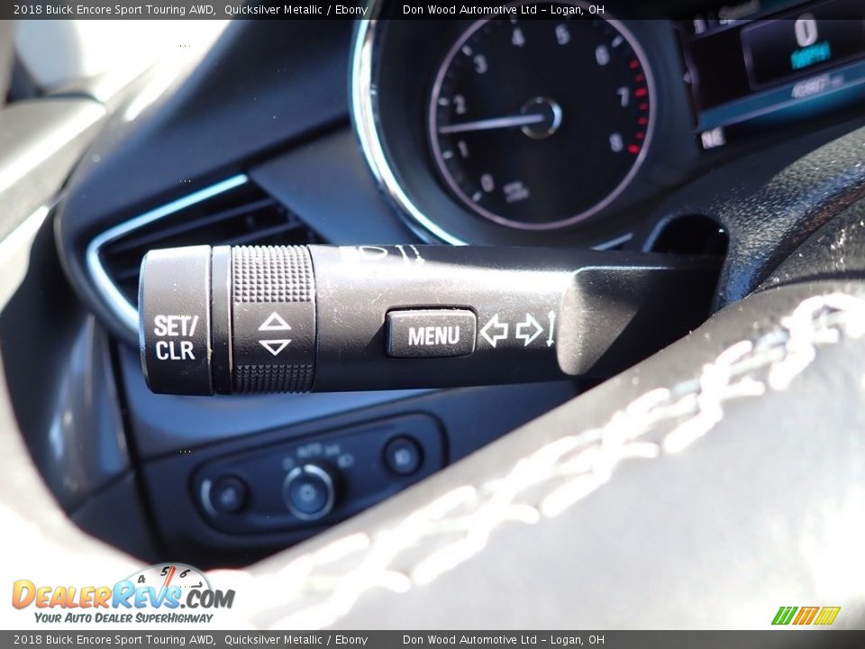 2018 Buick Encore Sport Touring AWD Quicksilver Metallic / Ebony Photo #23