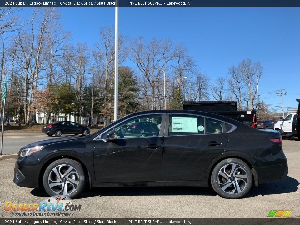 2021 Subaru Legacy Limited Crystal Black Silica / Slate Black Photo #4