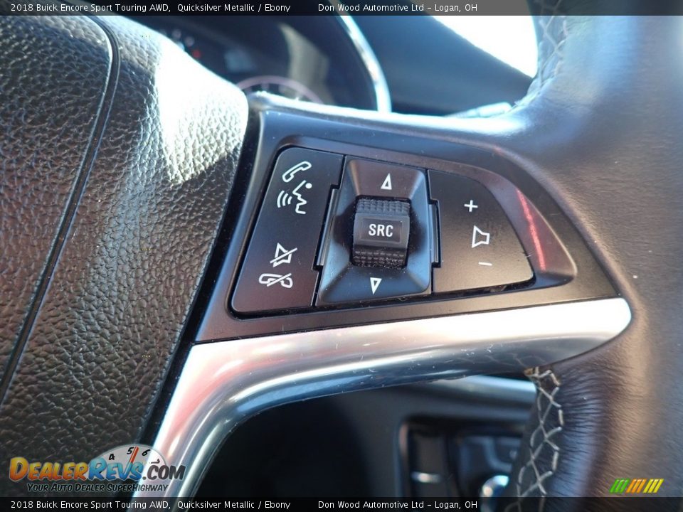 2018 Buick Encore Sport Touring AWD Quicksilver Metallic / Ebony Photo #25
