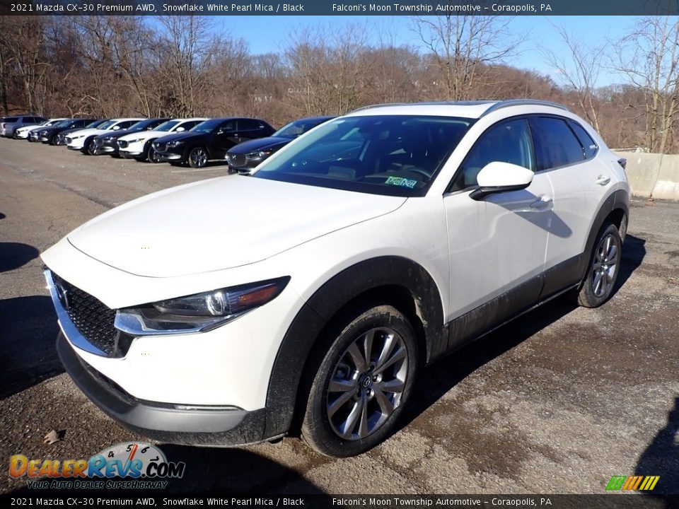 2021 Mazda CX-30 Premium AWD Snowflake White Pearl Mica / Black Photo #5