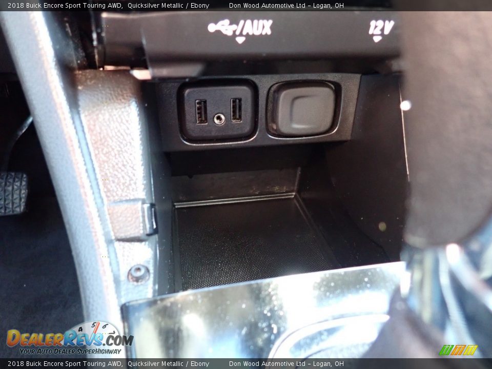 2018 Buick Encore Sport Touring AWD Quicksilver Metallic / Ebony Photo #29