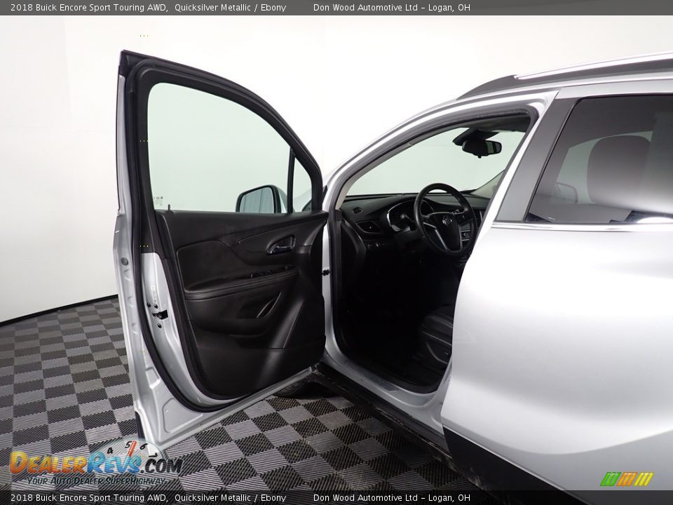 2018 Buick Encore Sport Touring AWD Quicksilver Metallic / Ebony Photo #30