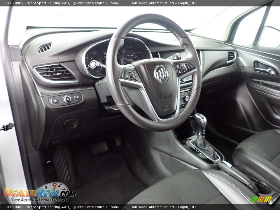 2018 Buick Encore Sport Touring AWD Quicksilver Metallic / Ebony Photo #31