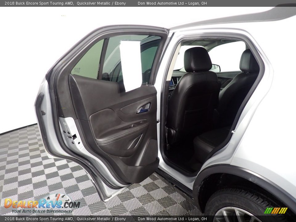 2018 Buick Encore Sport Touring AWD Quicksilver Metallic / Ebony Photo #33