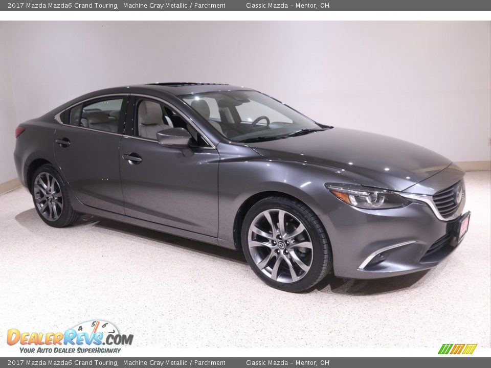 2017 Mazda Mazda6 Grand Touring Machine Gray Metallic / Parchment Photo #1