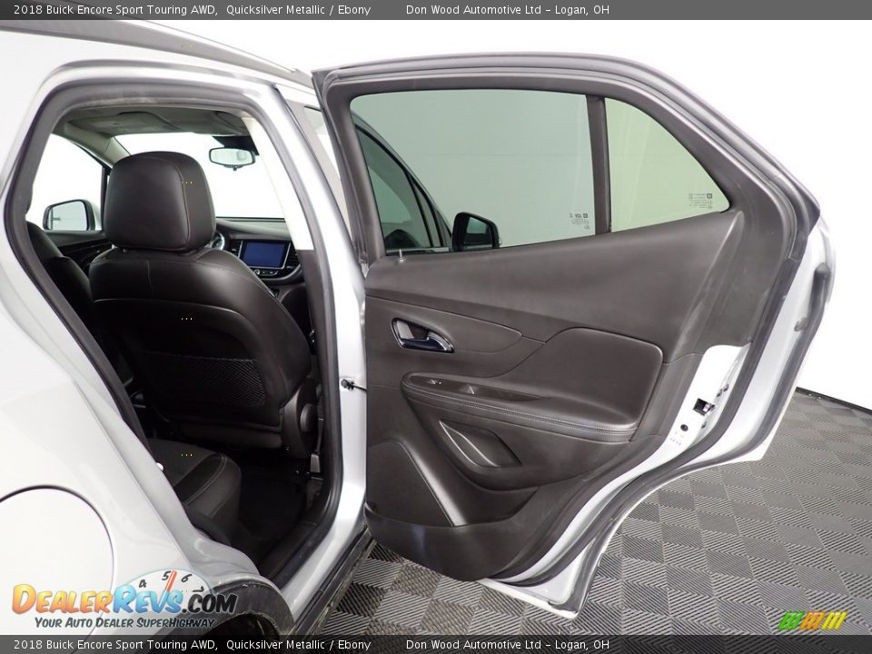 2018 Buick Encore Sport Touring AWD Quicksilver Metallic / Ebony Photo #36