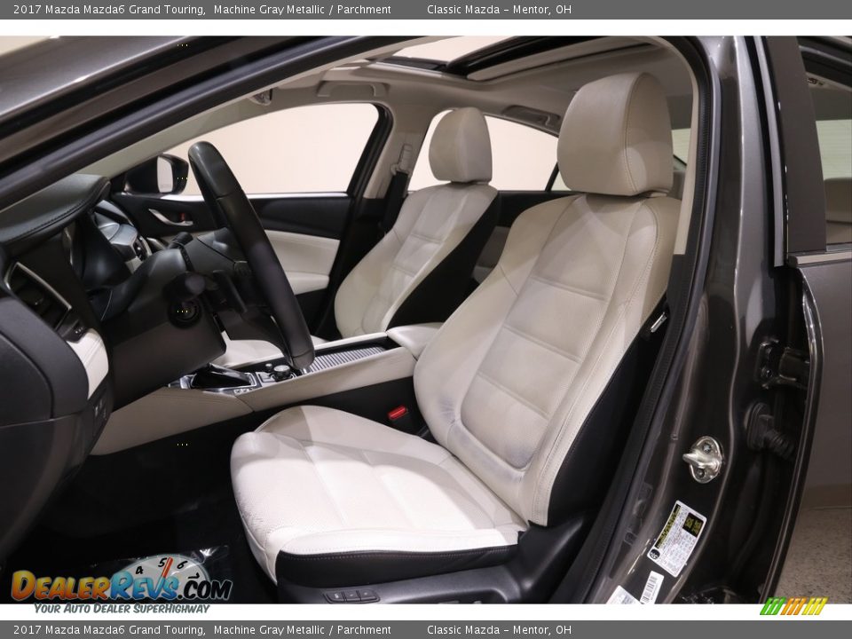 2017 Mazda Mazda6 Grand Touring Machine Gray Metallic / Parchment Photo #5