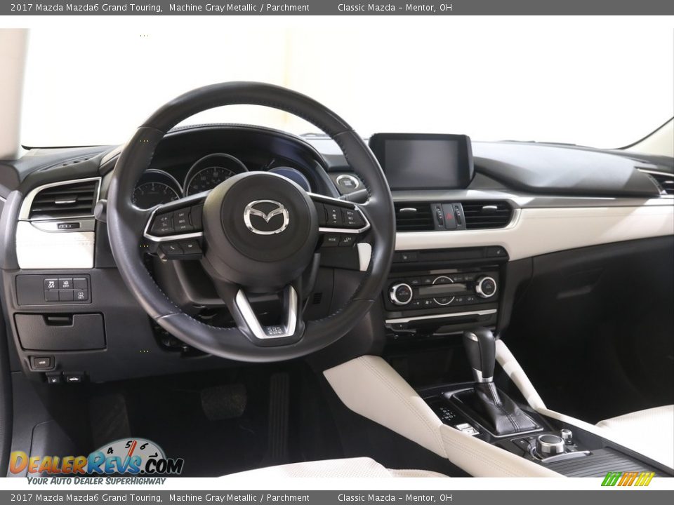 2017 Mazda Mazda6 Grand Touring Machine Gray Metallic / Parchment Photo #6